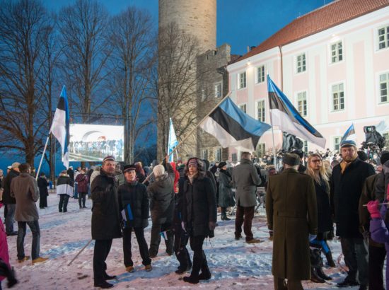 Eesti Vabariigi 99. aastapäeva tähistamine